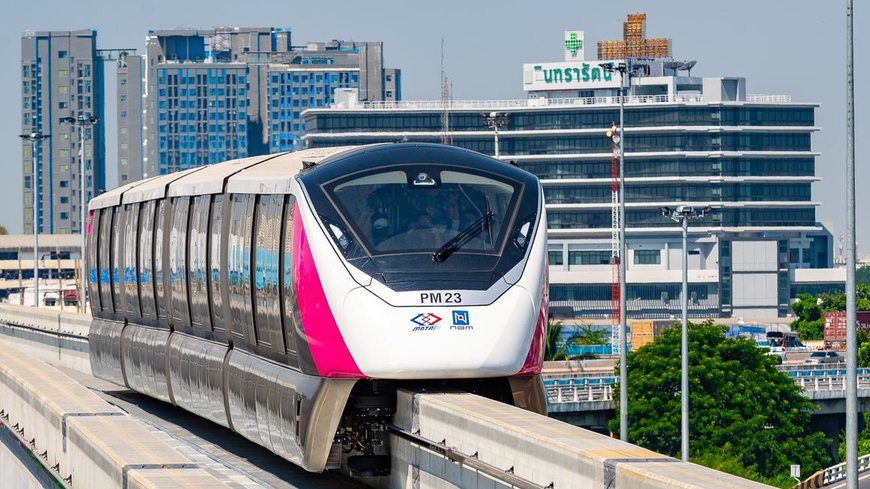 Le système de monorail automatisé Innovia d’Alstom entre en service sur la ligne rose du MRT de Bangkok